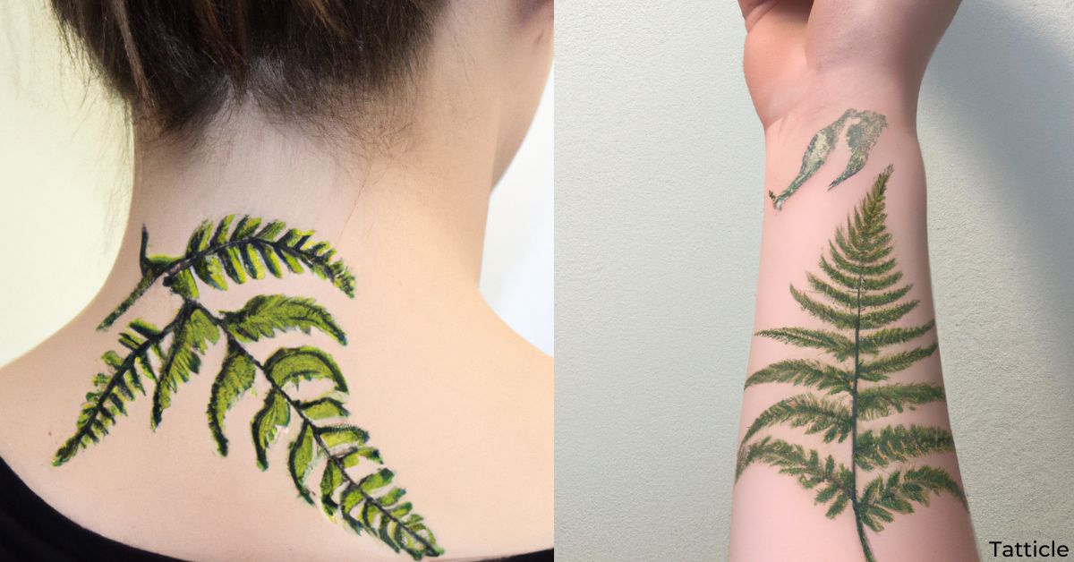 Hanging plant - Tattoo Abyss Montreal