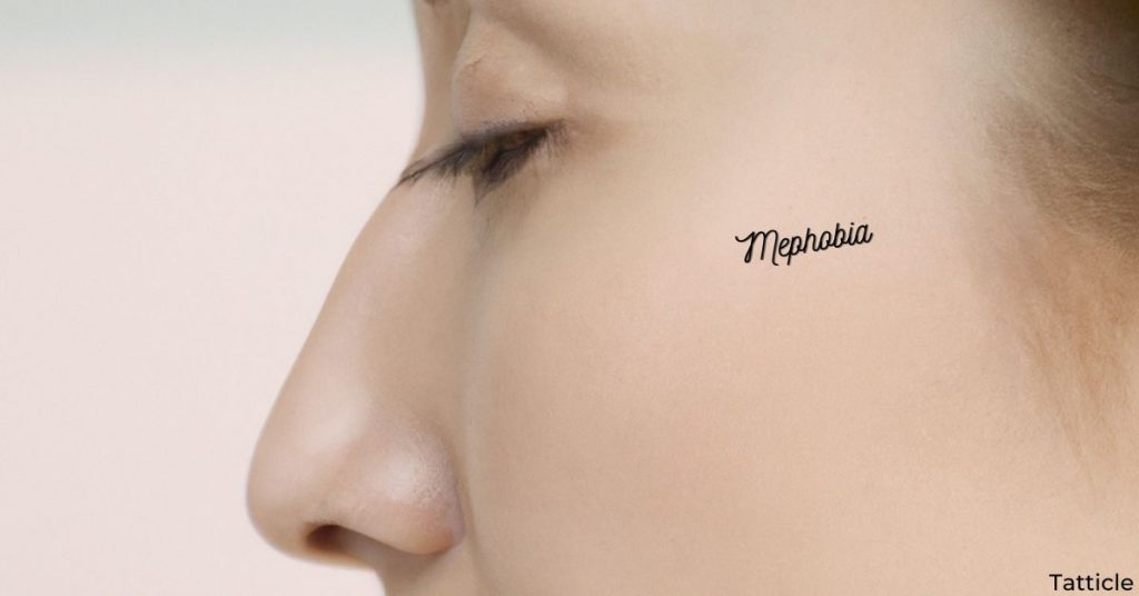 mephobia face tattoo