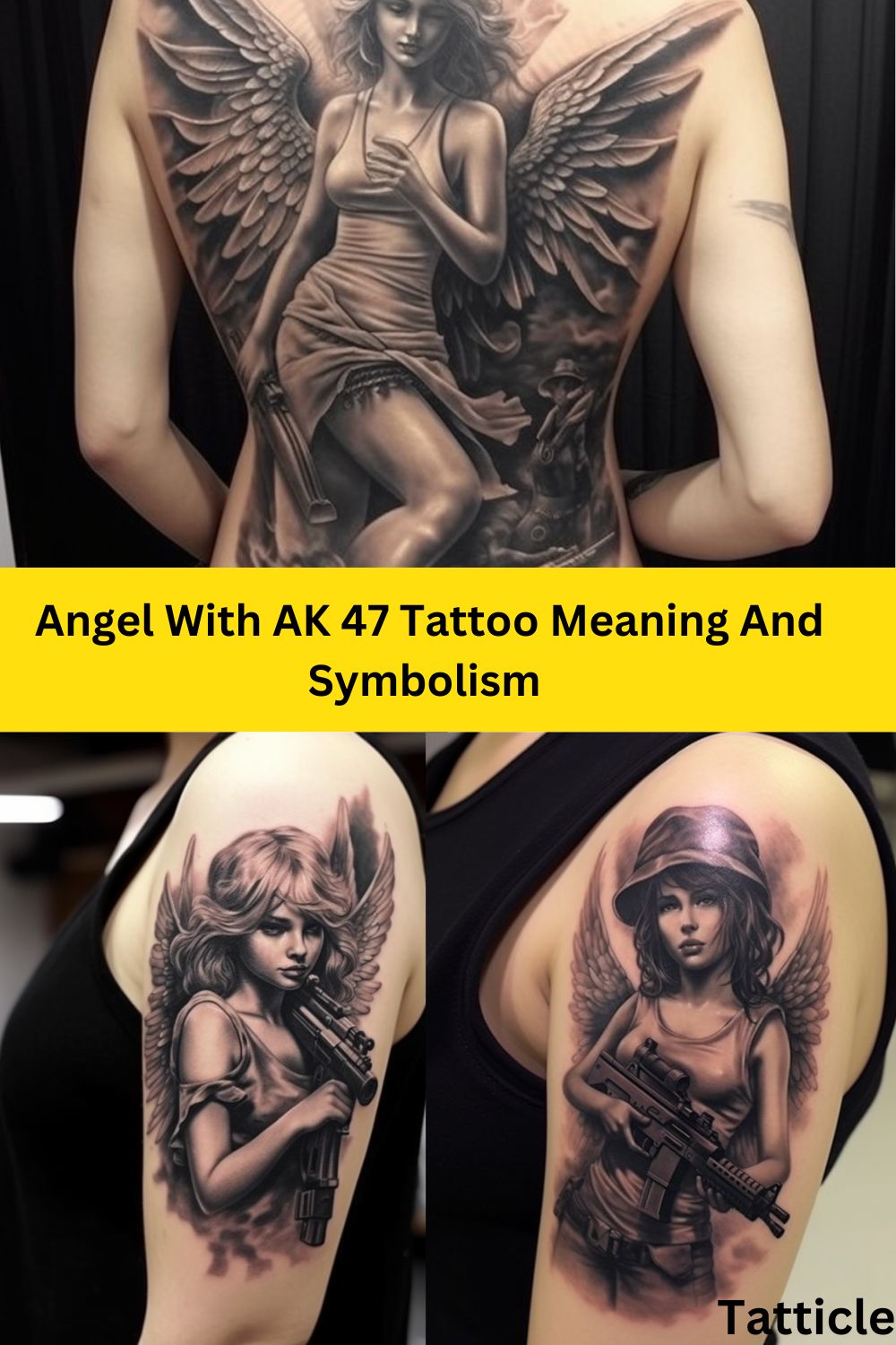 Angel With AK 47 Tattoo Meaning And Symbolism Tatticle