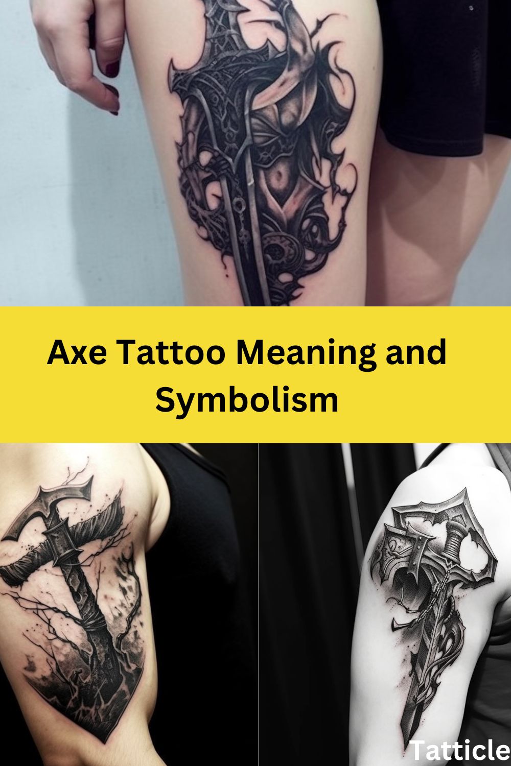Axe Tattoo Meaning and Symbolism Tatticle