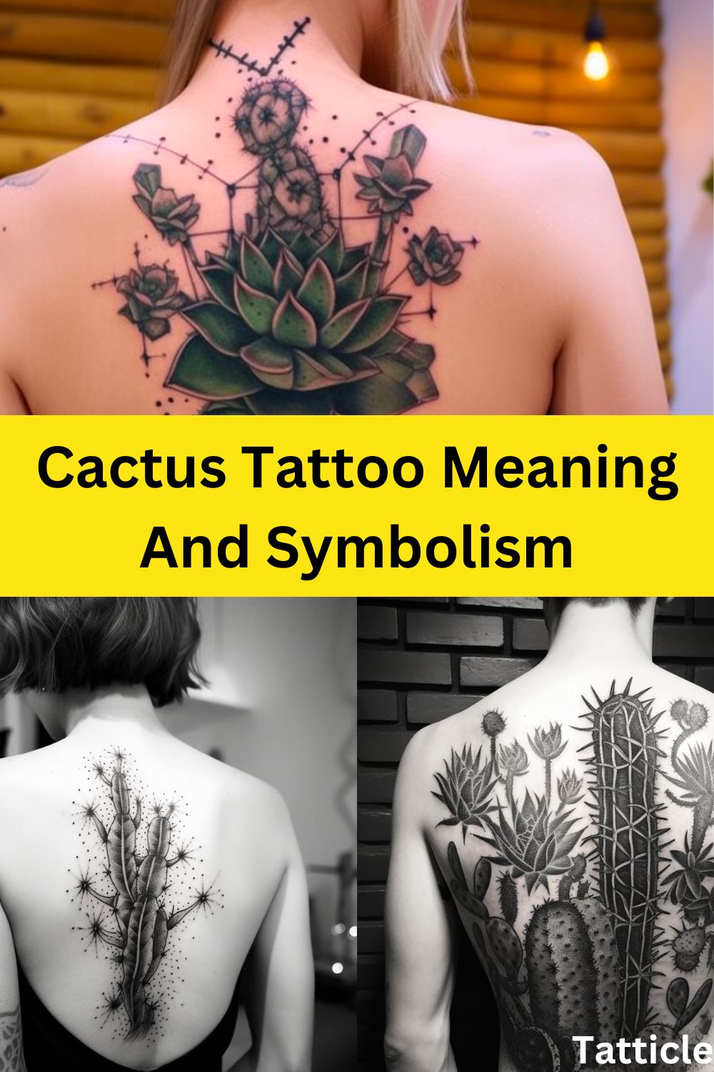 Cactus Tattoo Meaning and Symbolism - Tatticle