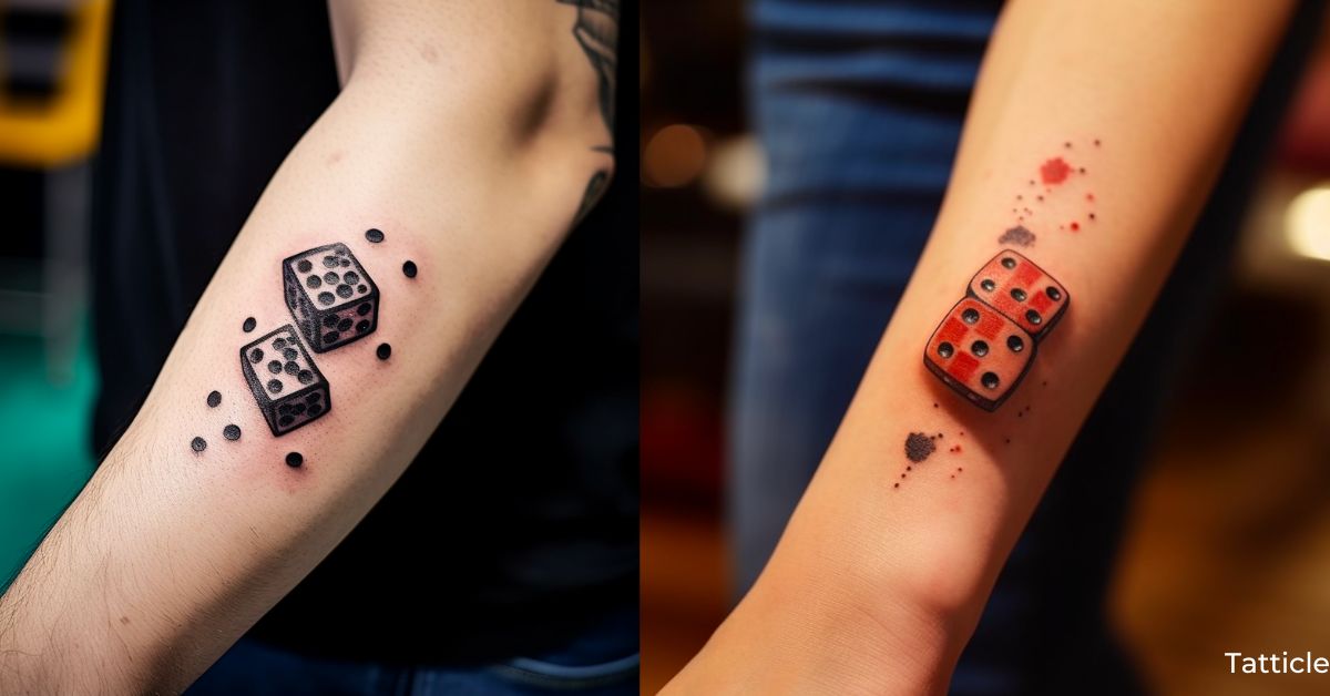 Dice Tattoo Meaning and Symbolism Tatticle