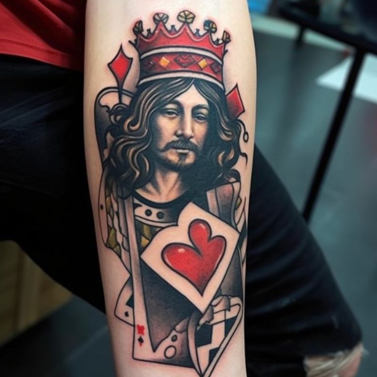 King Of Hearts Tattoo Meaning and Symbolism Tatticle