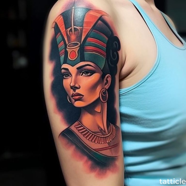 Nefertiti Tattoo Meaning and Symbolism - Tatticle