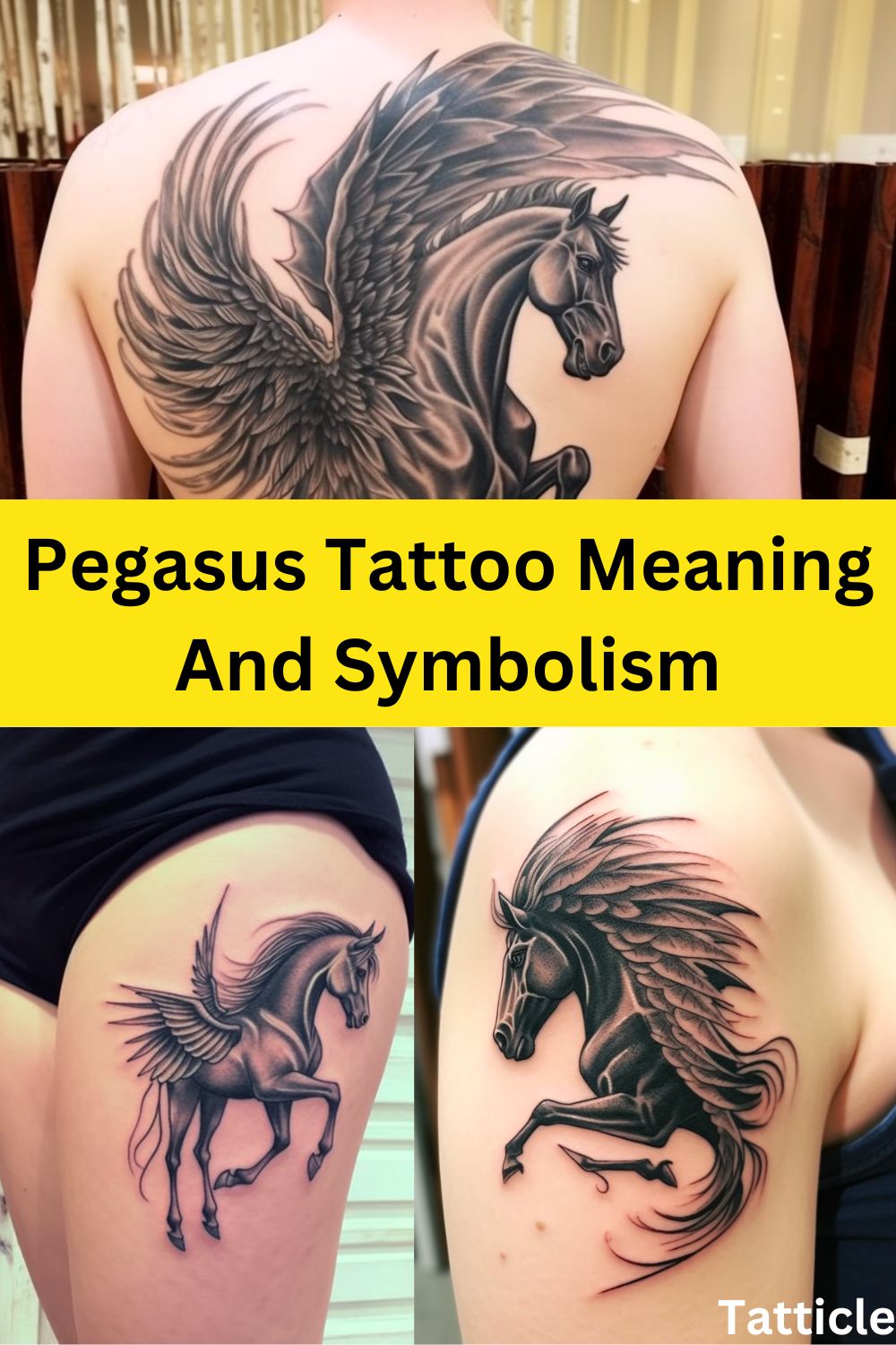 Pegasus Tattoo Meaning and Symbolism - Tatticle