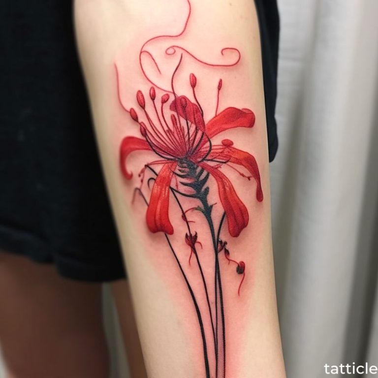 Red Spider Lily Tattoo Meaning and Symbolism Tatticle