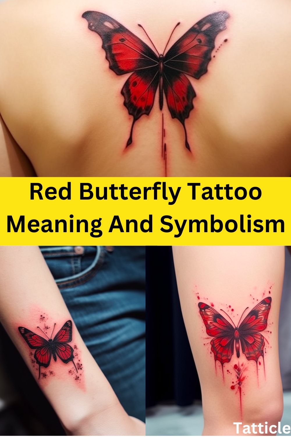 Red Butterfly Tattoo Meaning and Symbolism Tatticle