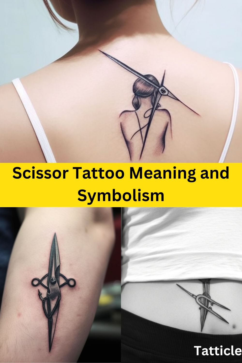 Scissors Tattoo Meaning and Symbolism Tatticle