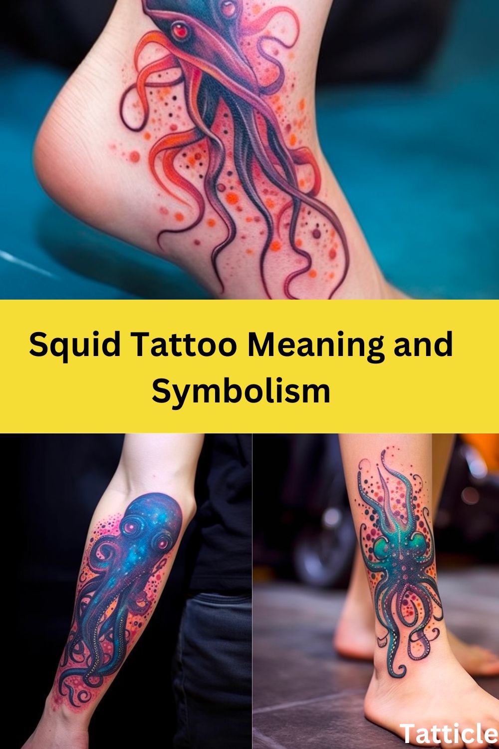 Squid Tattoo Meaning and Symbolism Tatticle