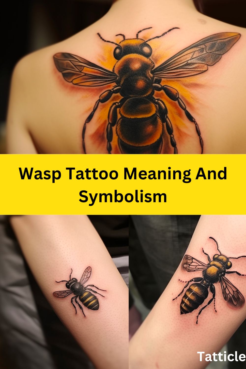 Wasp Tattoo Meaning and Symbolism Tatticle