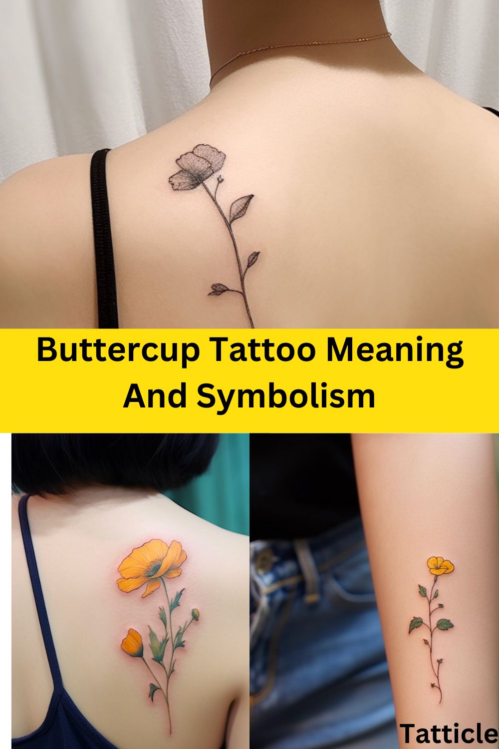Buttercup Tattoo Meaning and Symbolism Tatticle