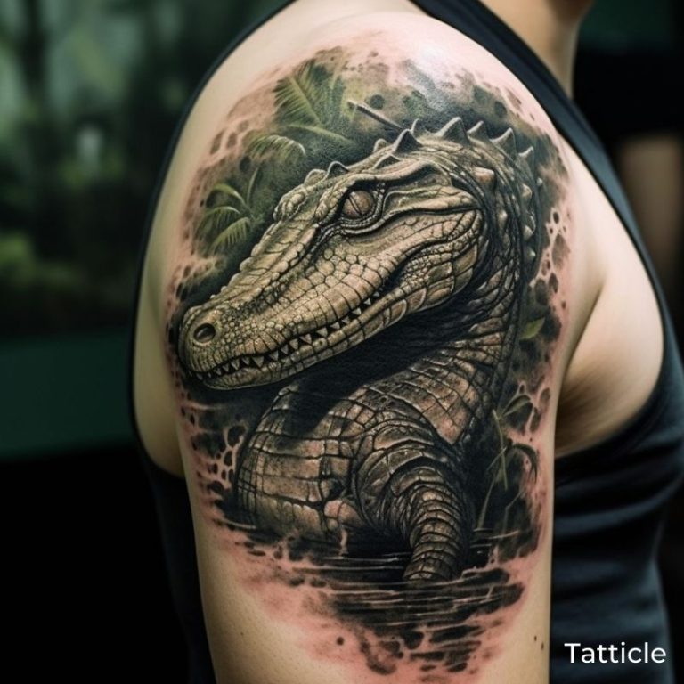 Crocodile Tattoo Meaning and Symbolism Tatticle