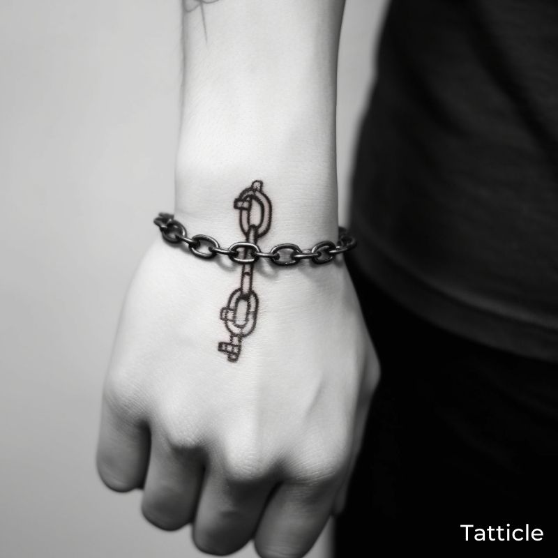Handcuff Tattoo Meaning and Symbolism - Tatticle