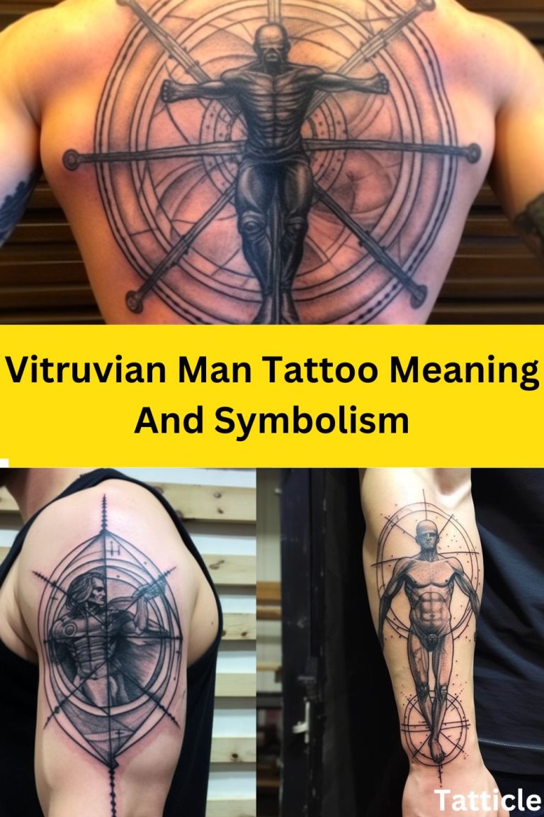 Vitruvian man Tattoo Meaning and Symbolism - Tatticle