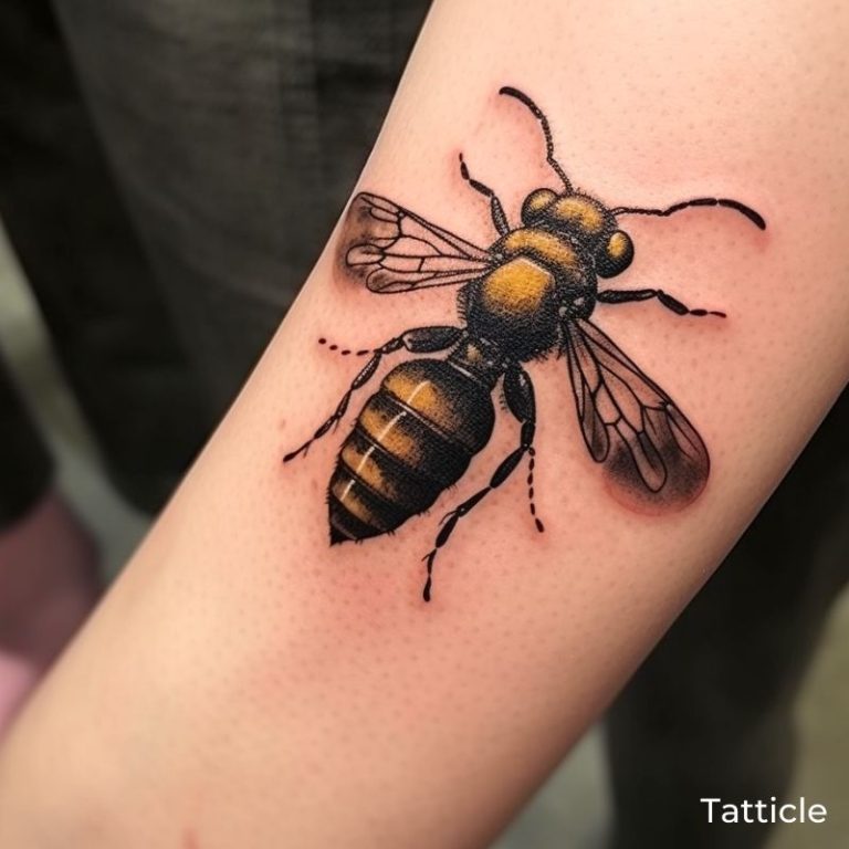 Wasp Tattoo Meaning and Symbolism Tatticle