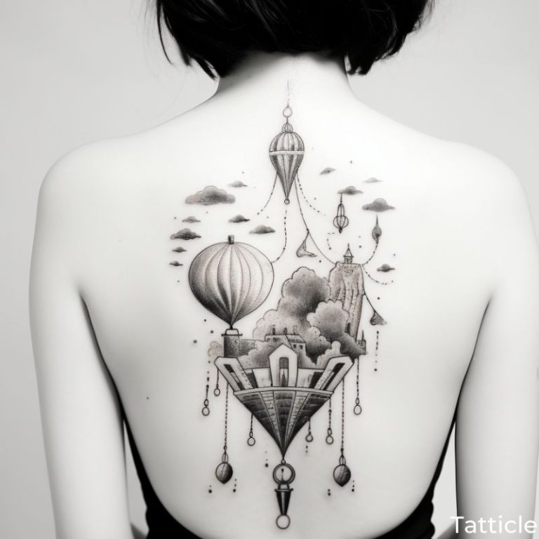 Hot Air Balloon Tattoo Meaning and Symbolism Tatticle