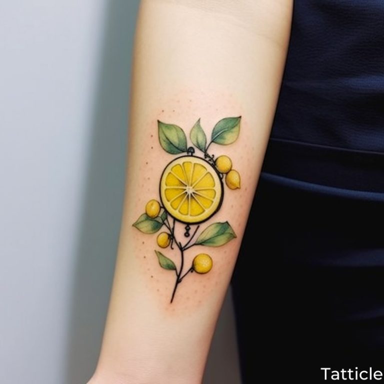 Lemon Tattoo Meaning and Symbolism Tatticle