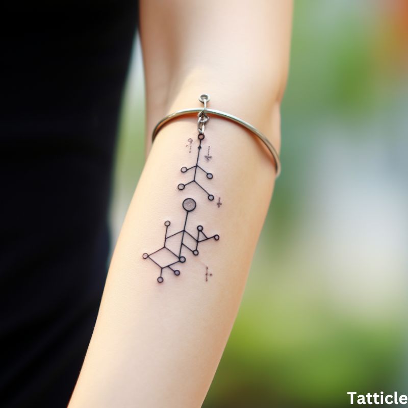Testosterone Chemical Structure Tattoo, HD Png Download , Transparent Png  Image - PNGitem