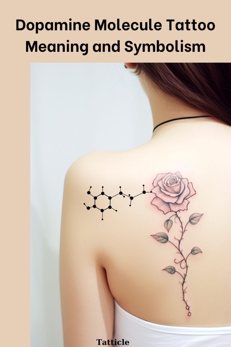 Dopamine Molecule Tattoo Meaning And Symbolism Tatticle 9648