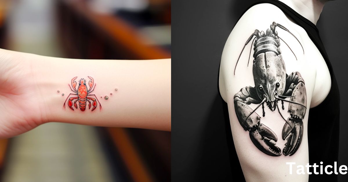 Blue lobster tattoo : r/traditionaltattoos