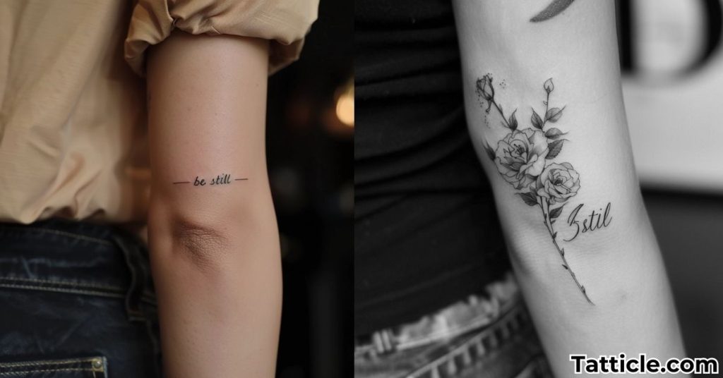 be still tattoo meaning