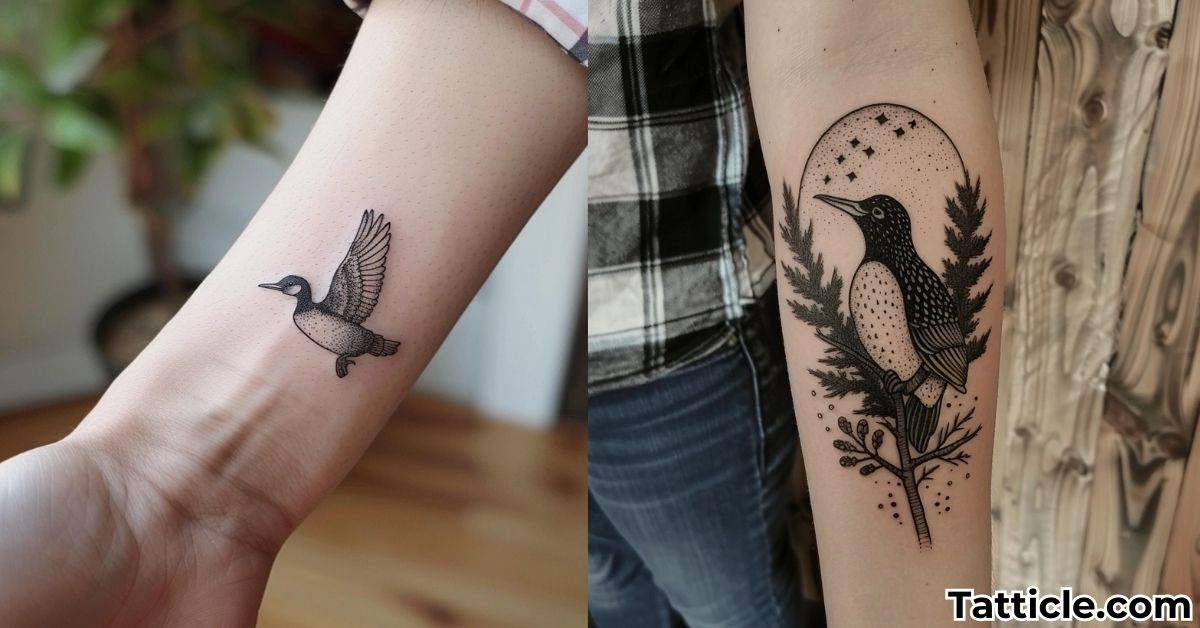 Loon Tattoo Meaning: Uncover its Deep Symbolism and Care Tips - Tatticle