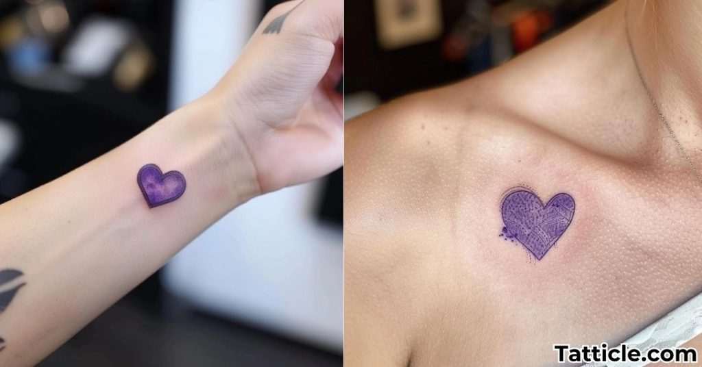 purple heart tattoo meaning