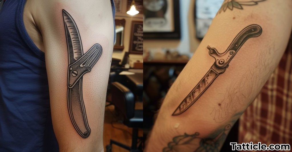 straight razor tattoo meaning