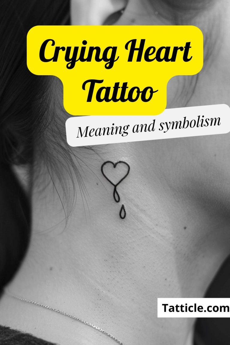 Unveiling the Deep Meaning of Crying Heart Tattoos: More than Just Ink ...