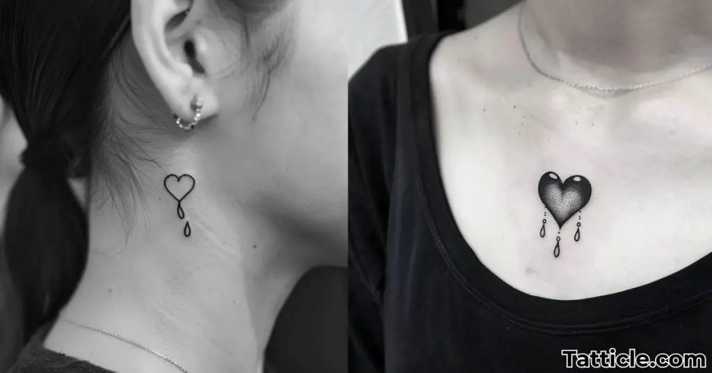 crying heart tattoo meaning