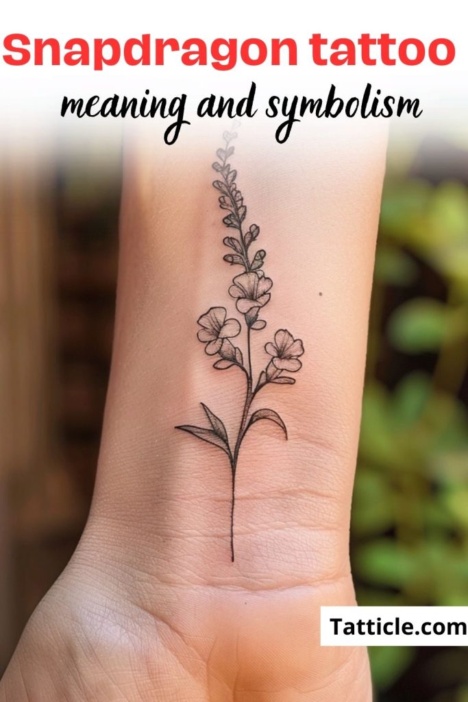 snapdragon tattoo meaning