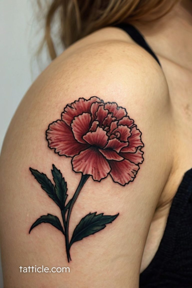 Carnation Tattoo Meaning: Discover Deep Symbolism and Inspiring Ideas ...