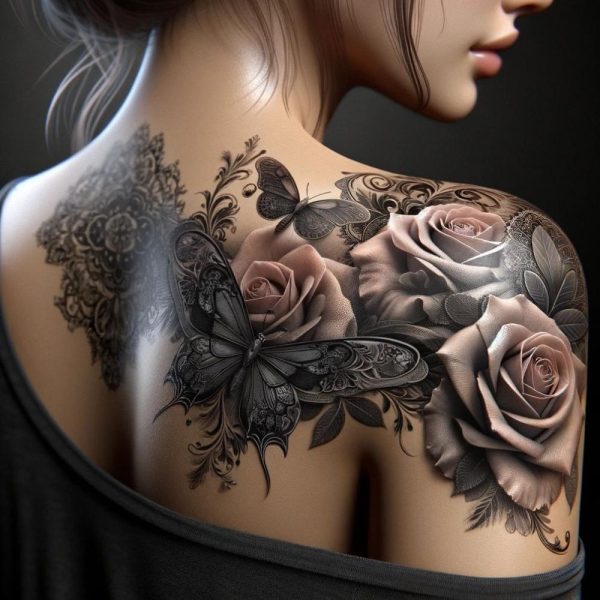 Shoulder Tattoos Custom Design Service (Large)