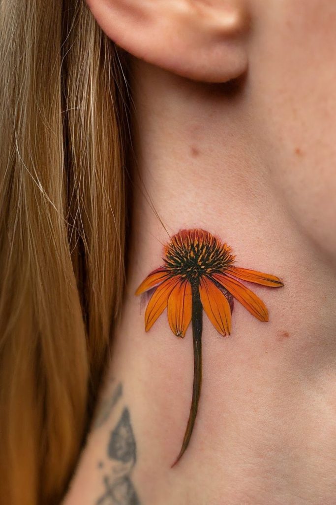 coneflower tattoo meaning symbolism