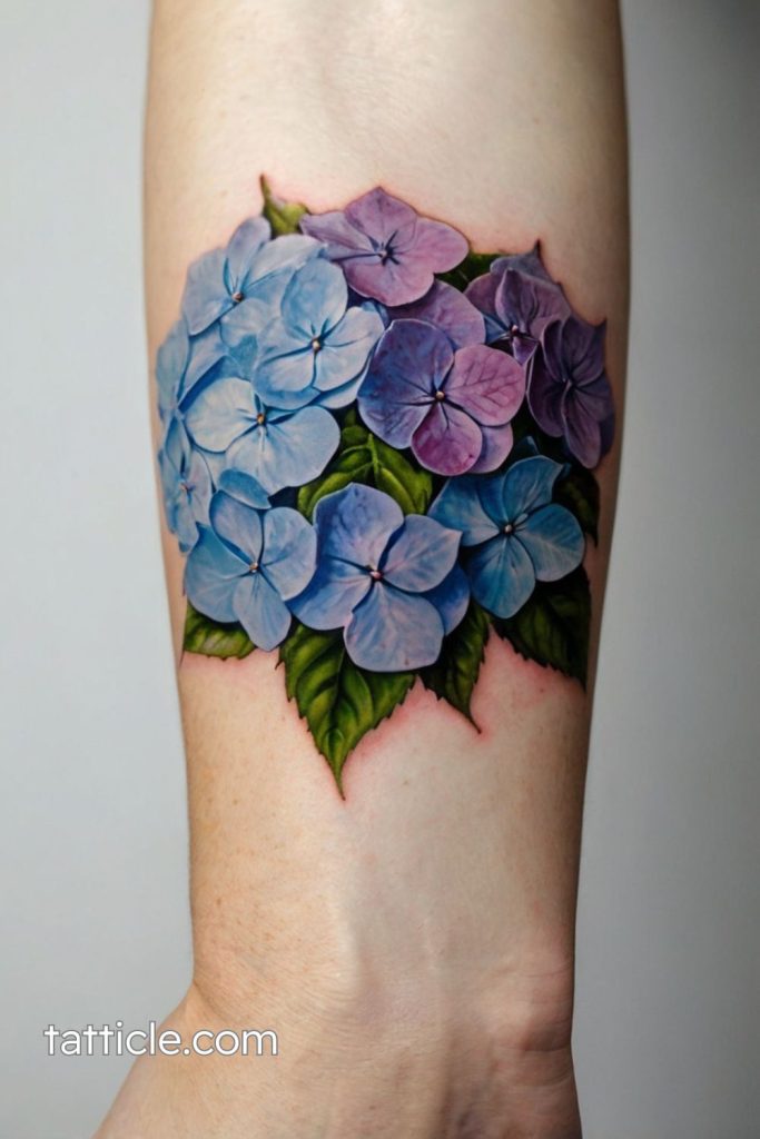 hydrangea tattoo ideas