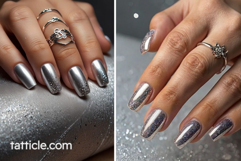 Silver Nails Ideas: Stunning Designs That Will Make Your Friends Jealous