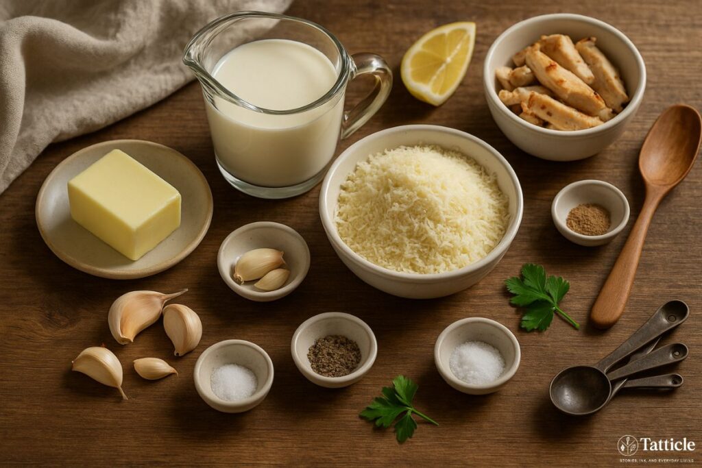 alfredo sauce recipe Ingredient Image