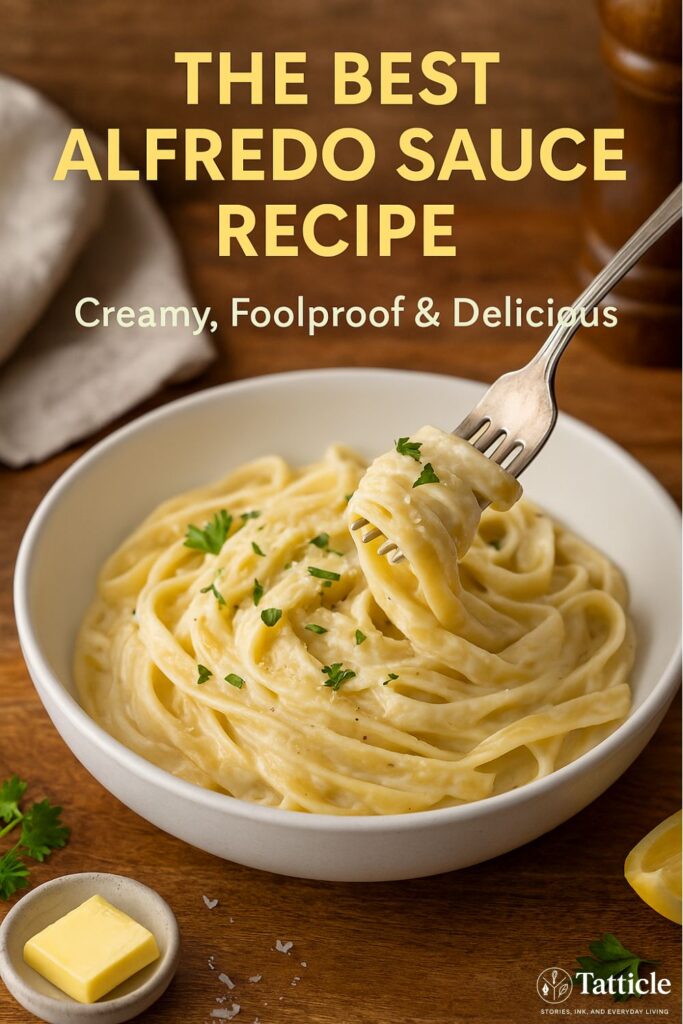 alfredo sauce recipe pin
