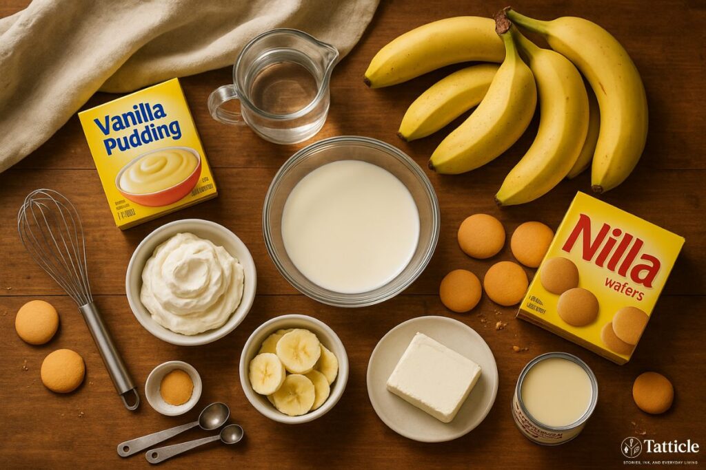 banana pudding recipe Ingredient