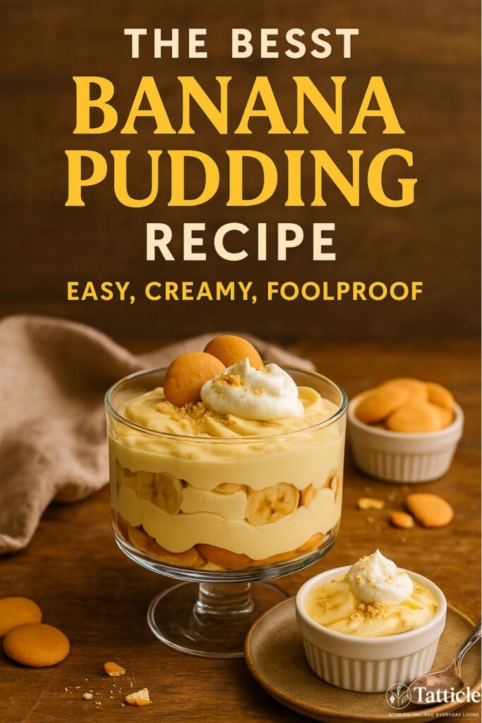 banana pudding recipe pin