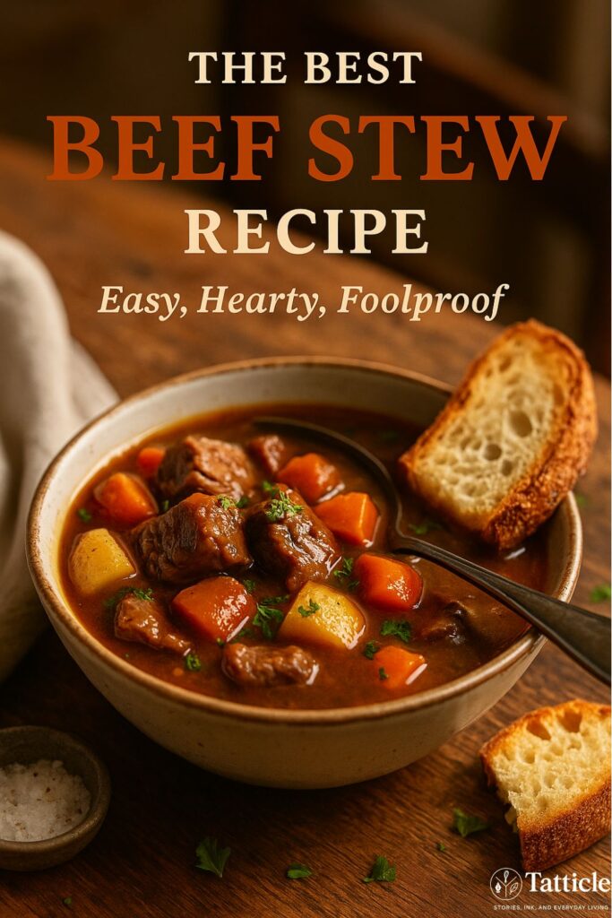 beef stew recipe pin