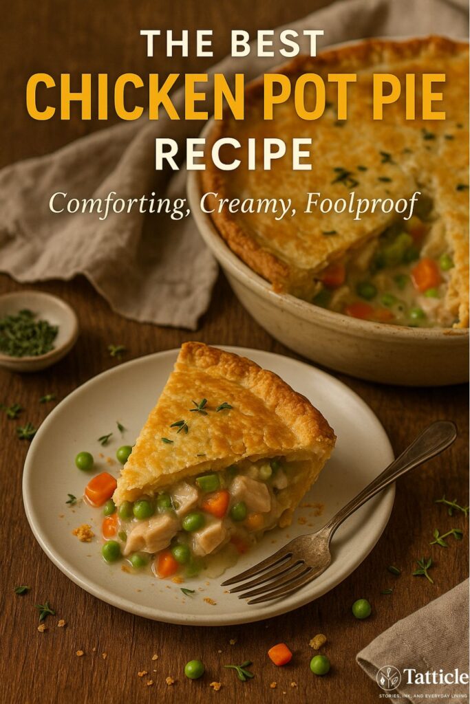 chicken pot pie recipe pin

