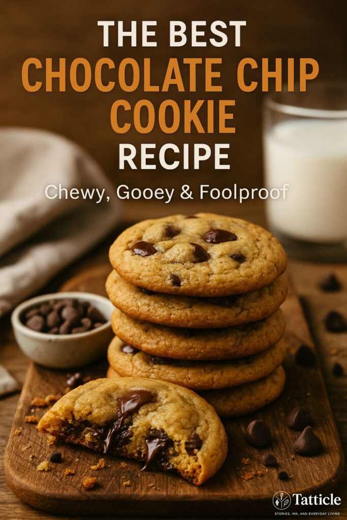chocolate chip cookie recipe pin