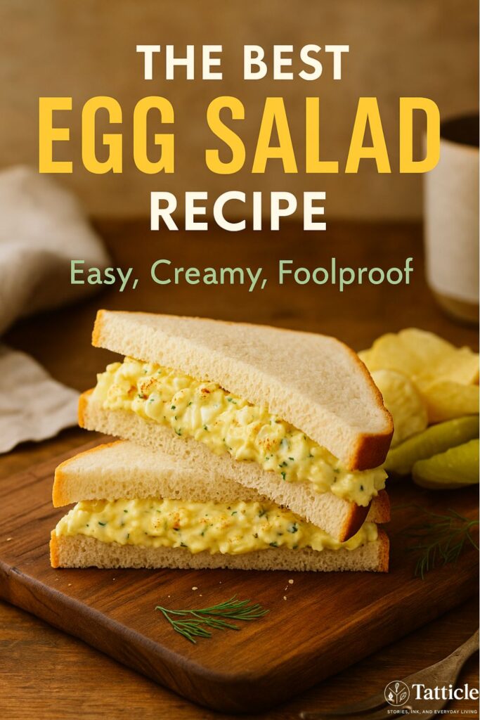 egg salad recipe pin