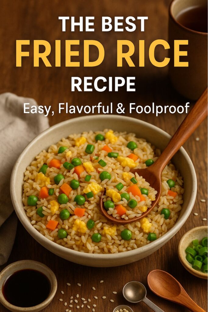 fried rice recipe pin