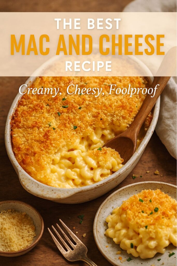 mac and cheese recipe pin