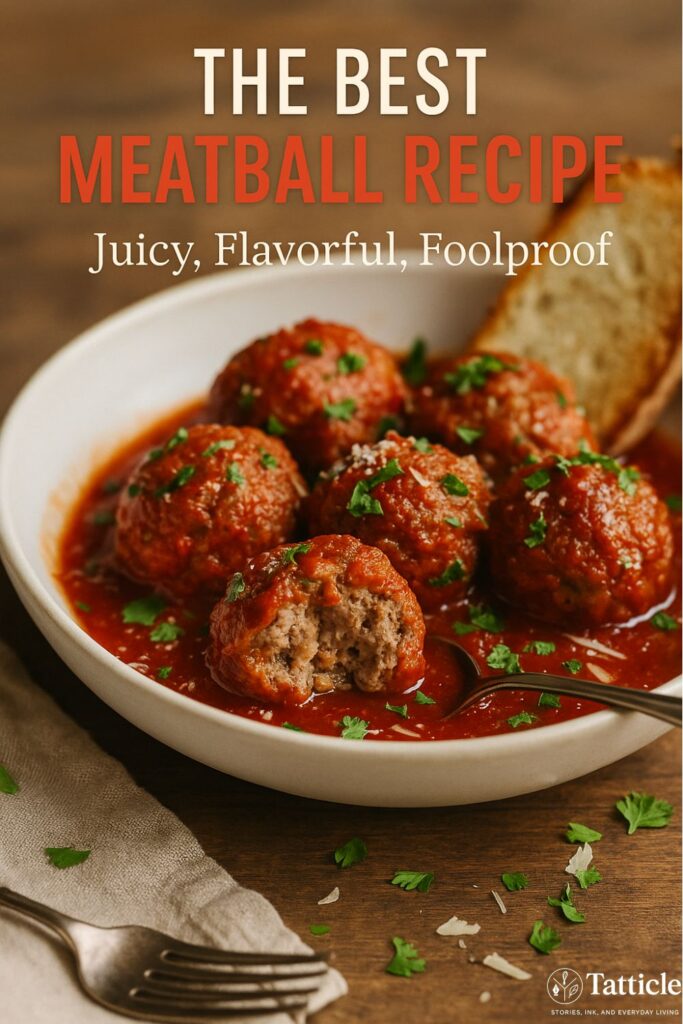 meatball recipe pin