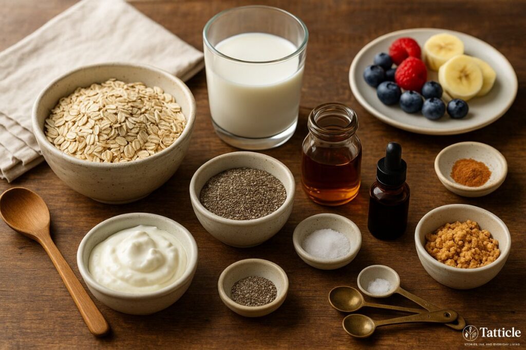 overnight oats recipe Ingredient