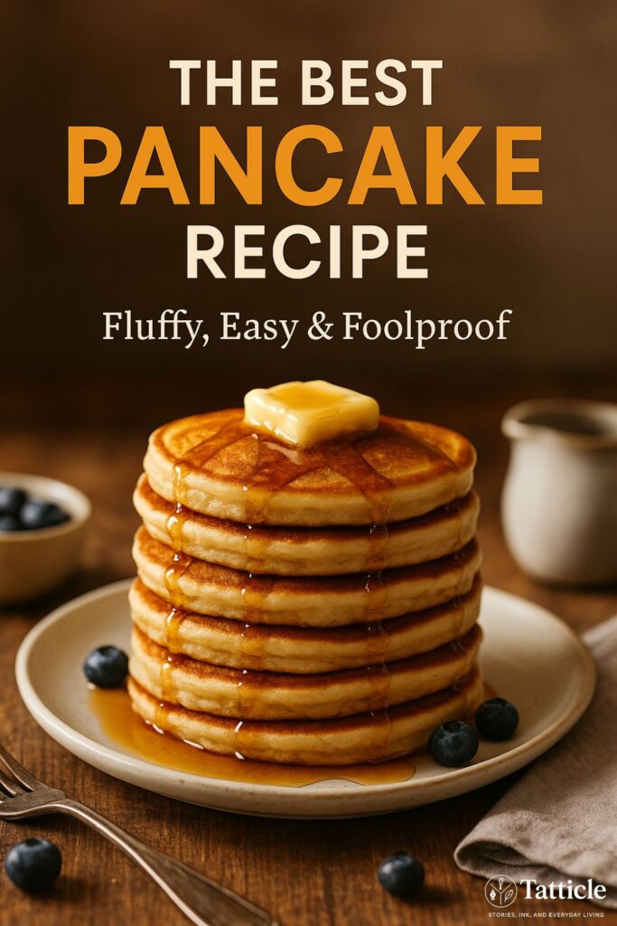 pancake recipe pin