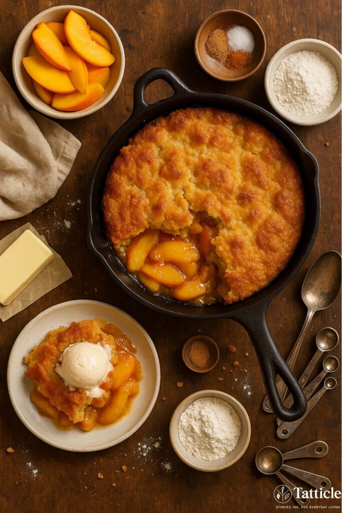 peach cobbler
